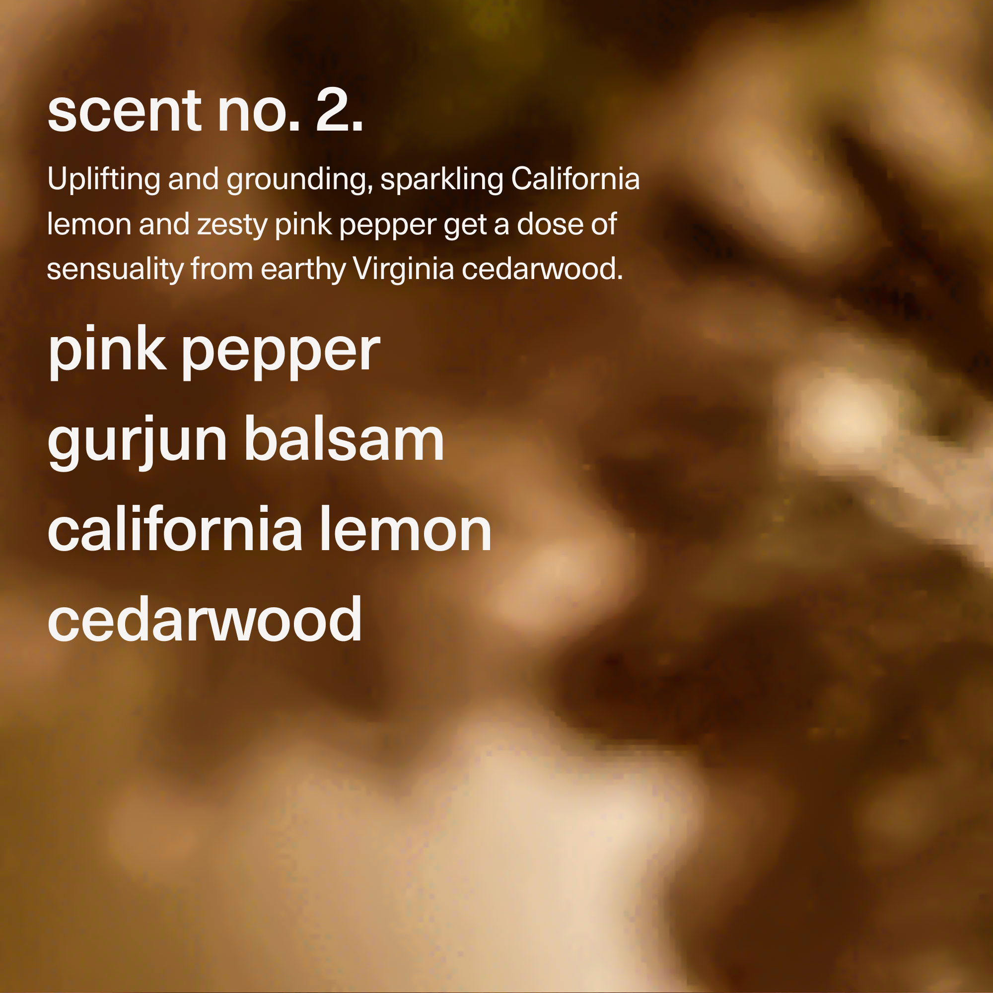 BURN NO. 2 | MASSAGE CANDLE | PINK PEPPER, LEMON, CEDARWOOD.