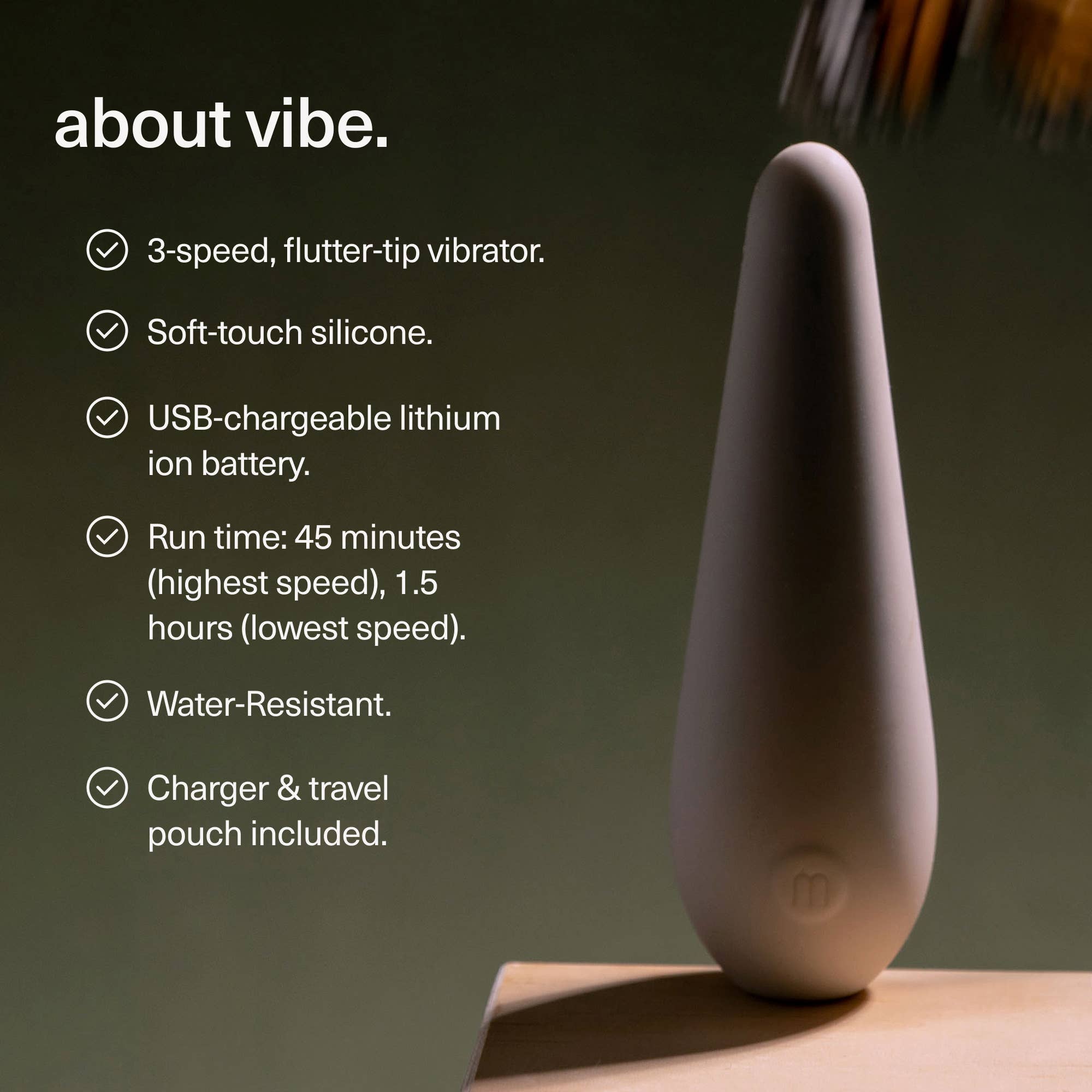 VIBE | 3-SPEED VIBRATOR | GREY