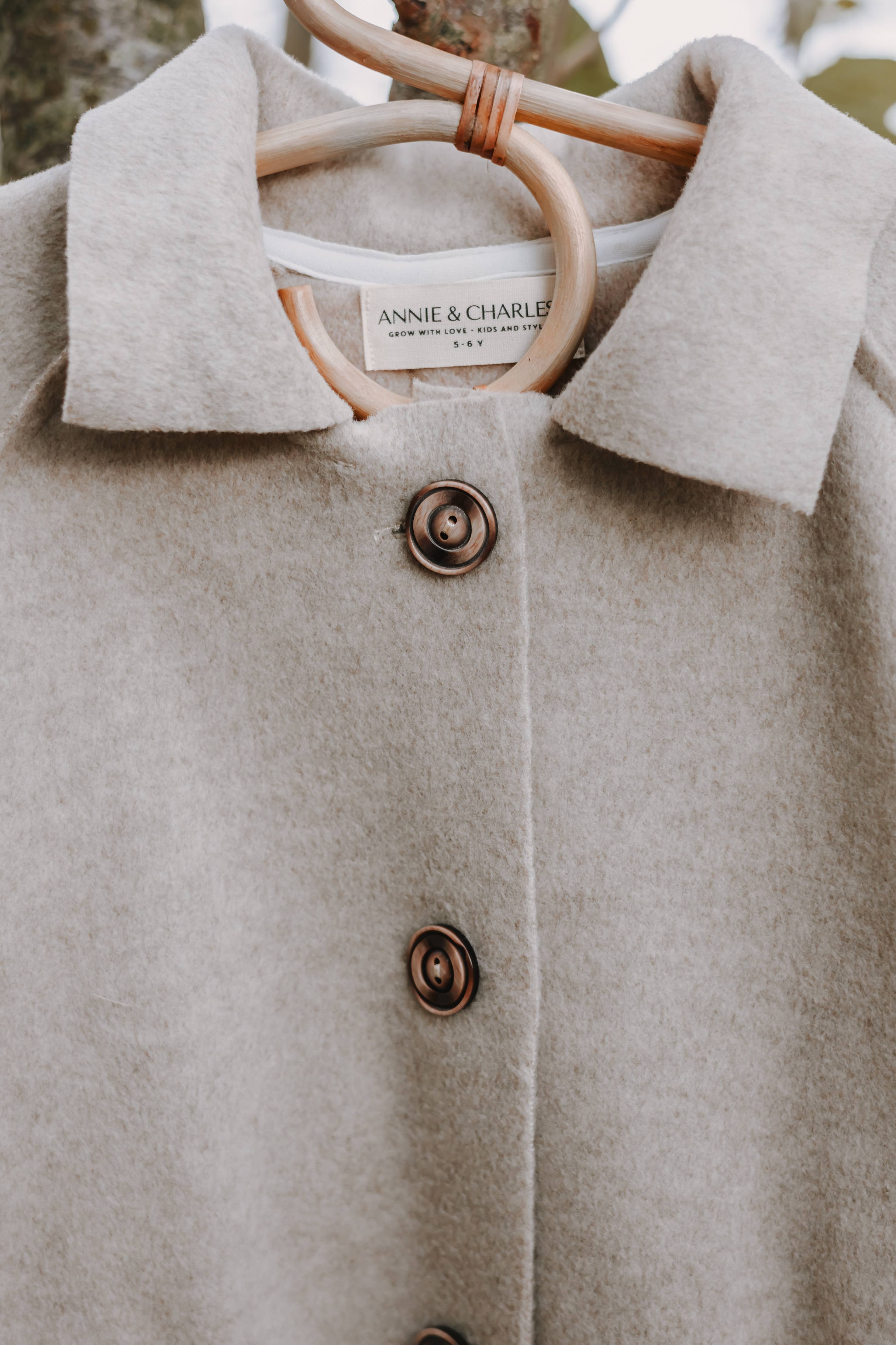 ANNIE & CHARLES WOOL COAT | LEA