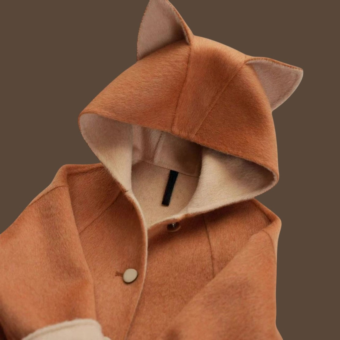 CHILDREN'S FOX WOOL COAT