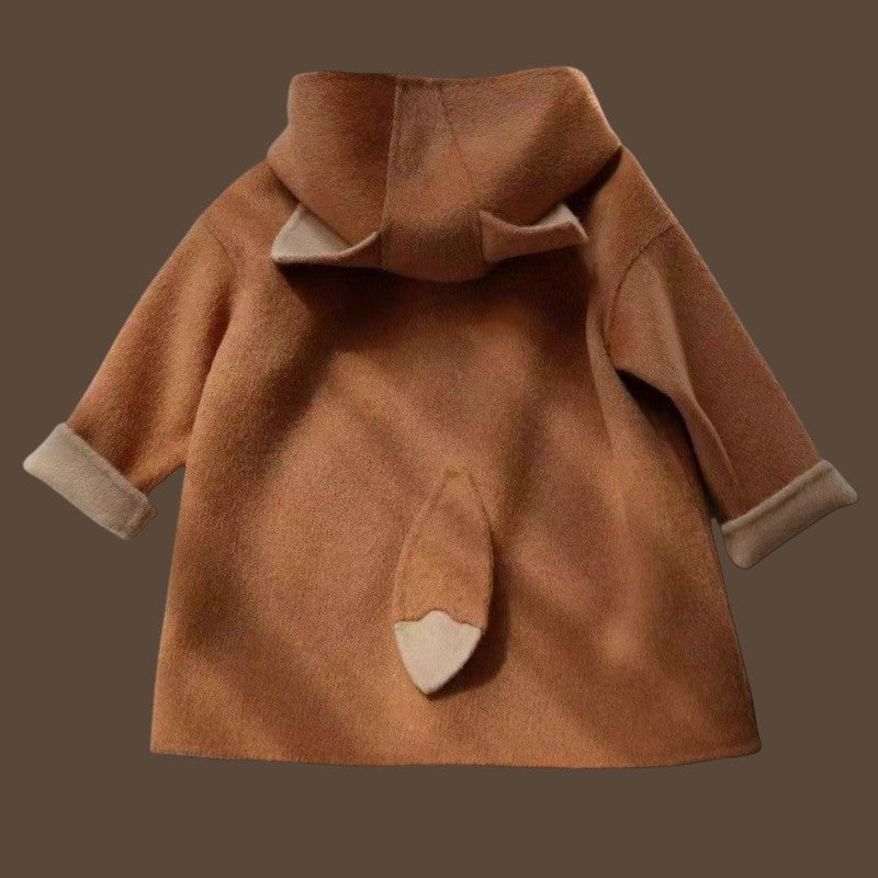 CHILDREN'S FOX WOOL COAT