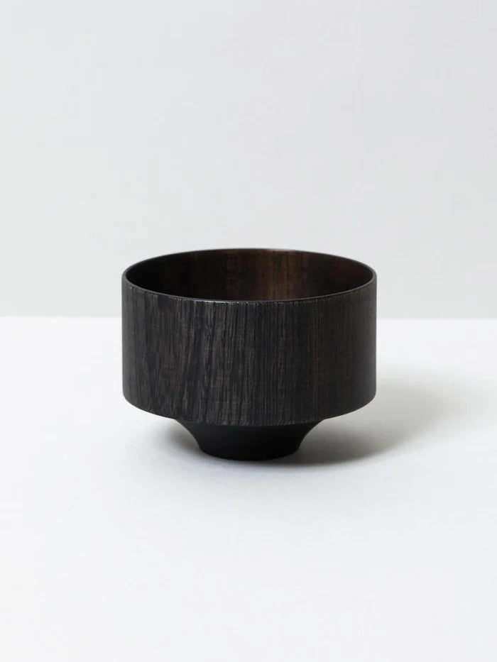 TSUMUGI WOODEN BOWL | TSUBO | BLACK